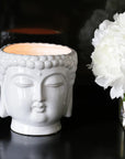 White Buddha Candle Candles & Diffusers - Candles Thompson Ferrier 