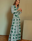 Meredith Floral Dress Green