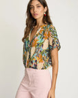 Zola Top Baroque Pineapple Tops - Blouses Caballero 