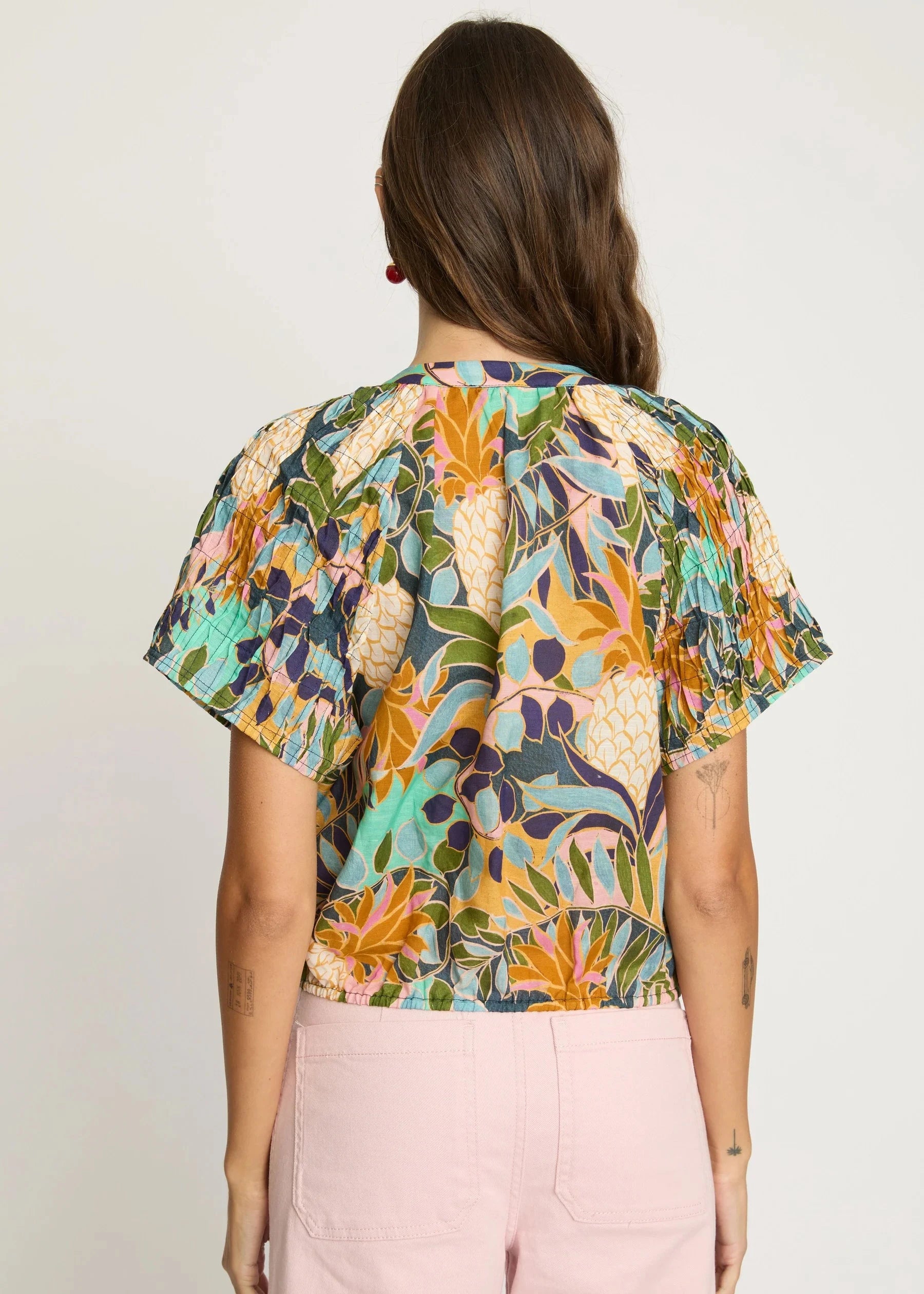 Zola Top Baroque Pineapple Tops - Blouses Caballero 