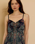 Donna Dress Patchwork Flower Dresses - Maxi Caballero 