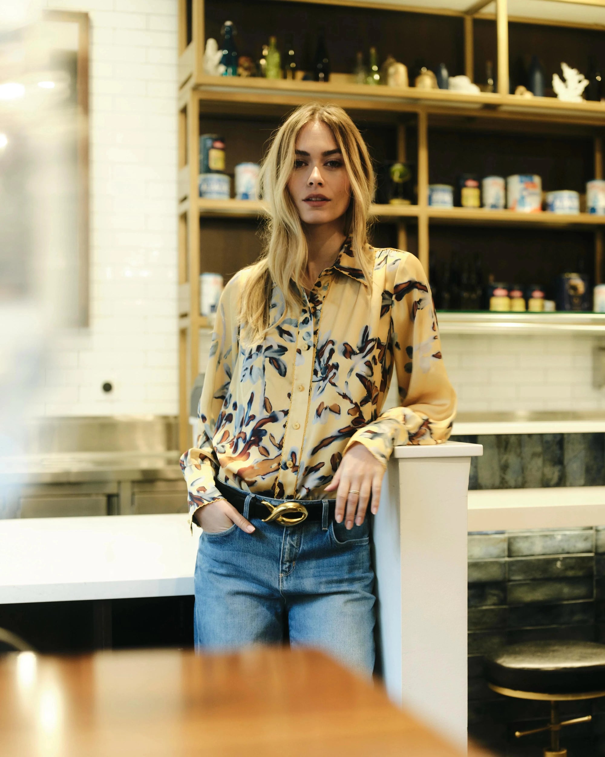 Lilliana Shirt Lake Bluff Floral Tops - Blouses Cartolina 