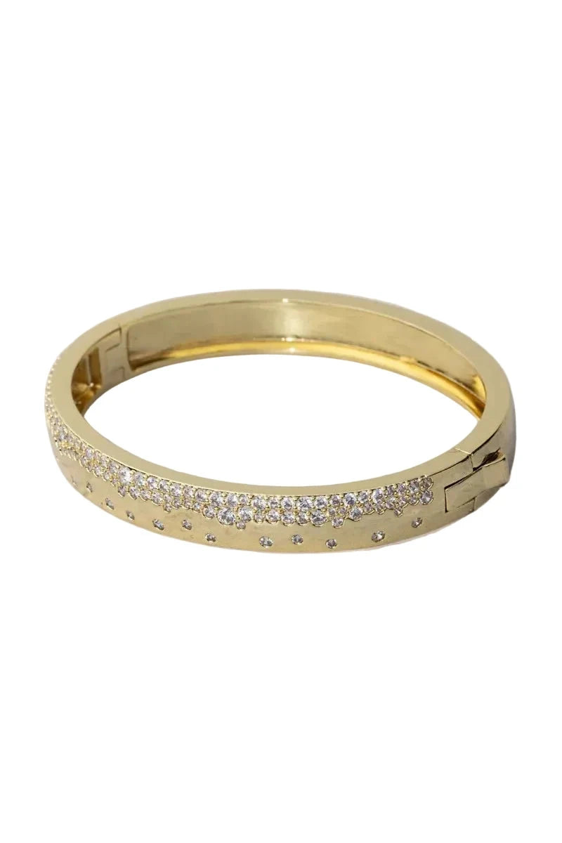 Champagne Fizz Bangle Gold Plate Bracelets Native Gem 