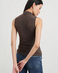 Christen Heather Brown Tops - Tanks Rails 