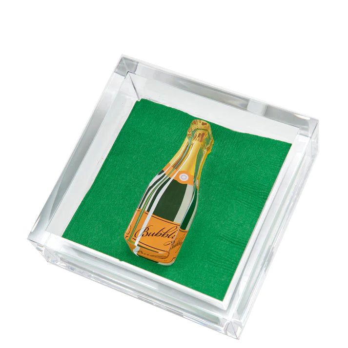 Cocktail Napkin Holder Bubbly Accessories - Home Decor - Tabletop Tara Wilson Designs 