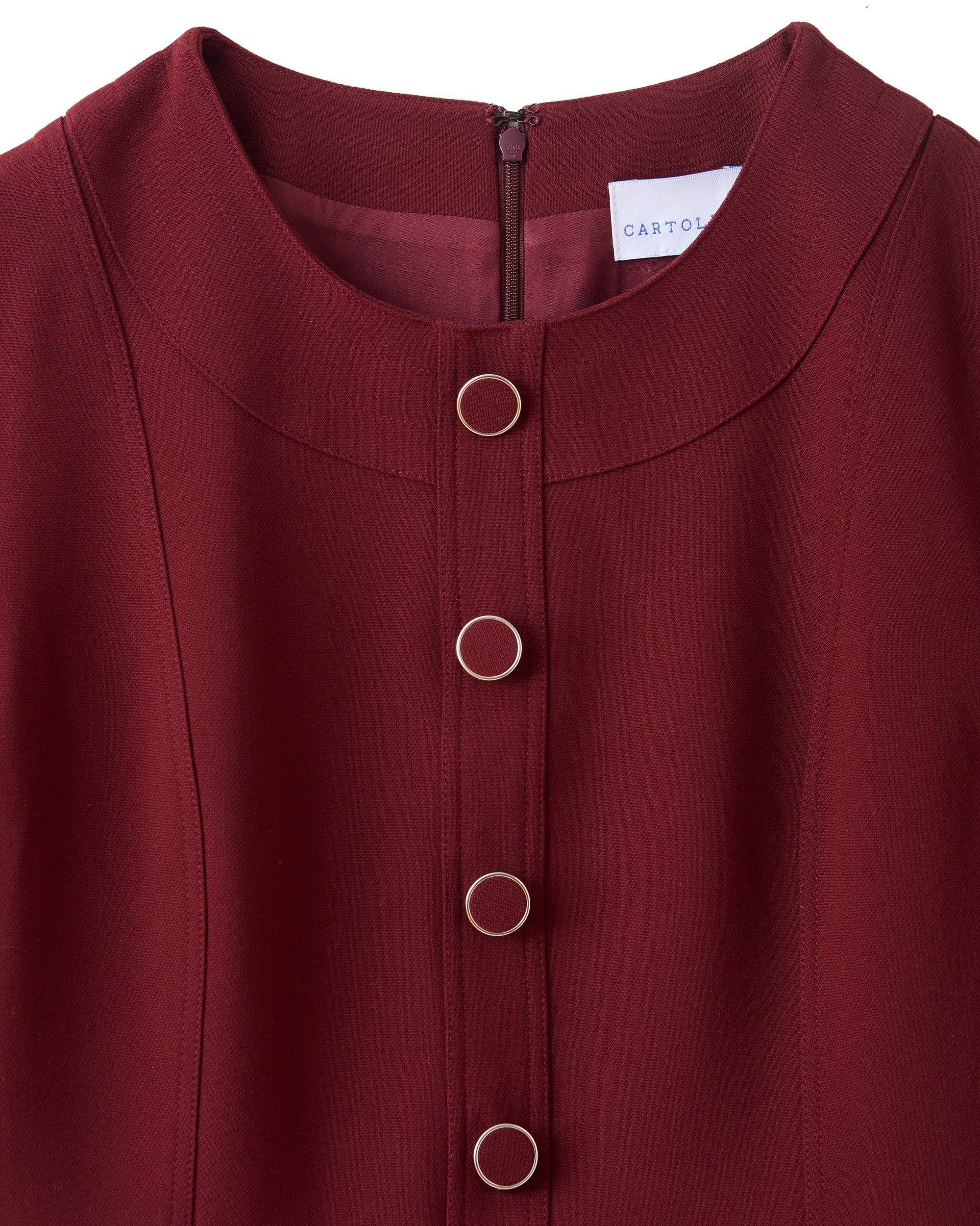 Salem Dress Wine Dresses - Short Cartolina 