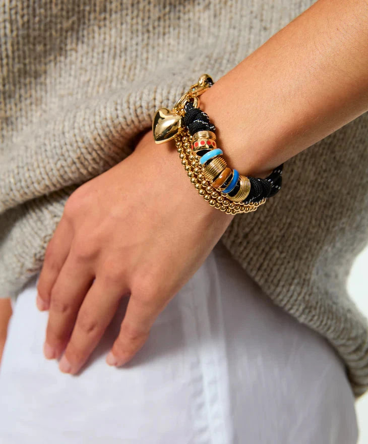 The Supersize Happy Cord Bracelet Bracelets Roxanne Assoulin 
