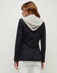 Cashmere Hoodie Dickey Grey Tops - Blouses Veronica Beard 