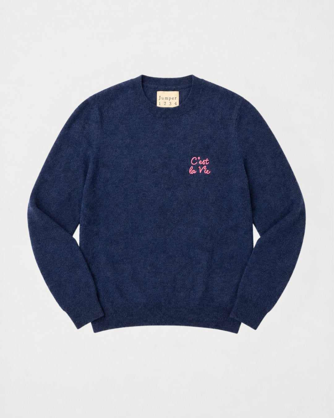 C'Est La Vie Crew Atlantic Deep Azalea Sweater - Crewneck Jumper 1234 