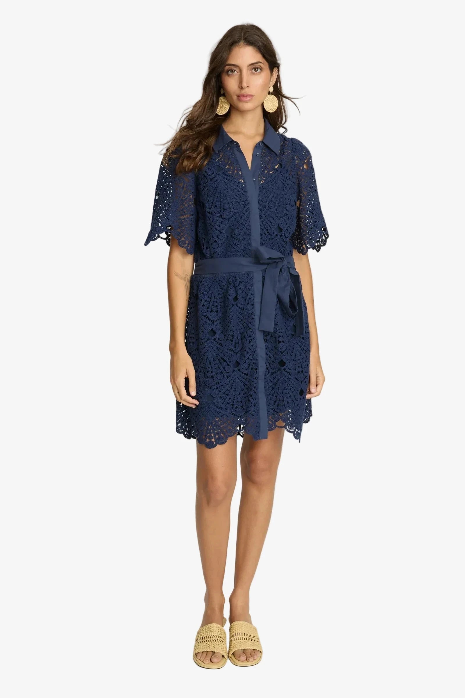 Eloise Dress Navy Dresses - Short Caballero 