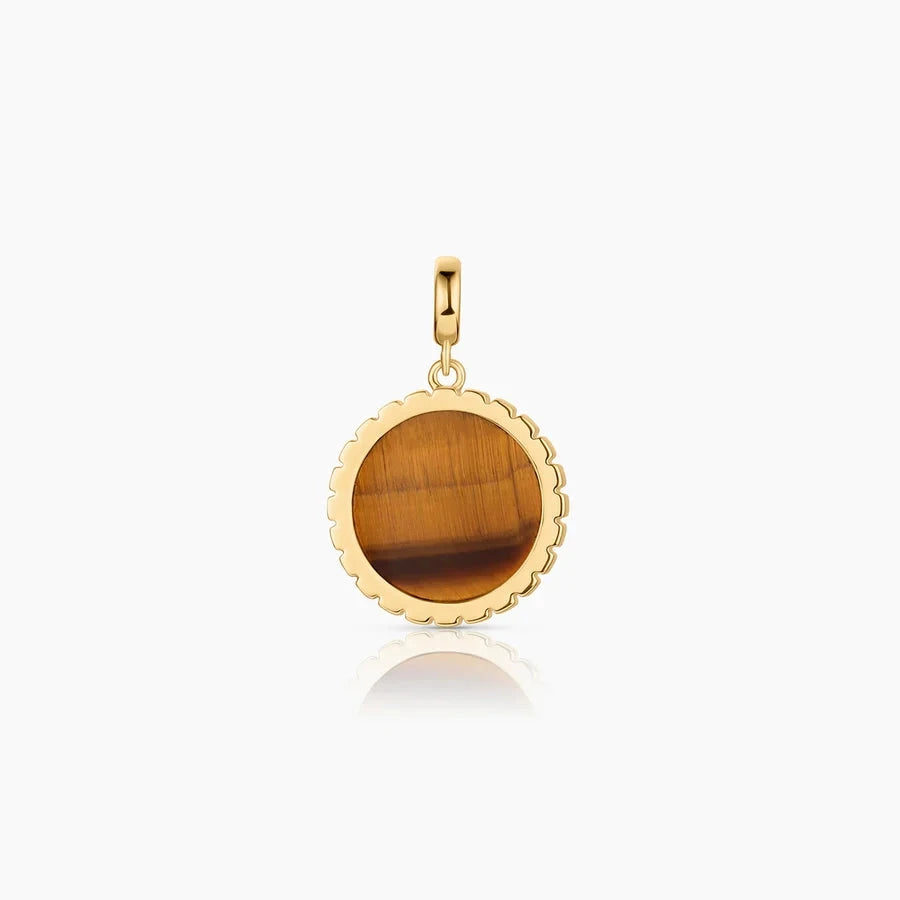 Cala Bail Charm Tiger's Eye Necklace Charm Thatch 