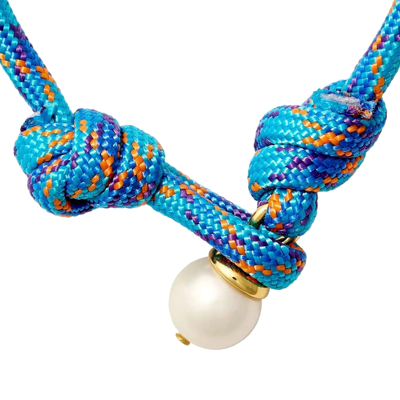 The Paracord Pearl Bracelet Calypso Bracelets Catherine Canino 