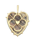 Love Carry Your Heart Labradorite Pendant 18" Grande Rolo Necklaces Jane Win 
