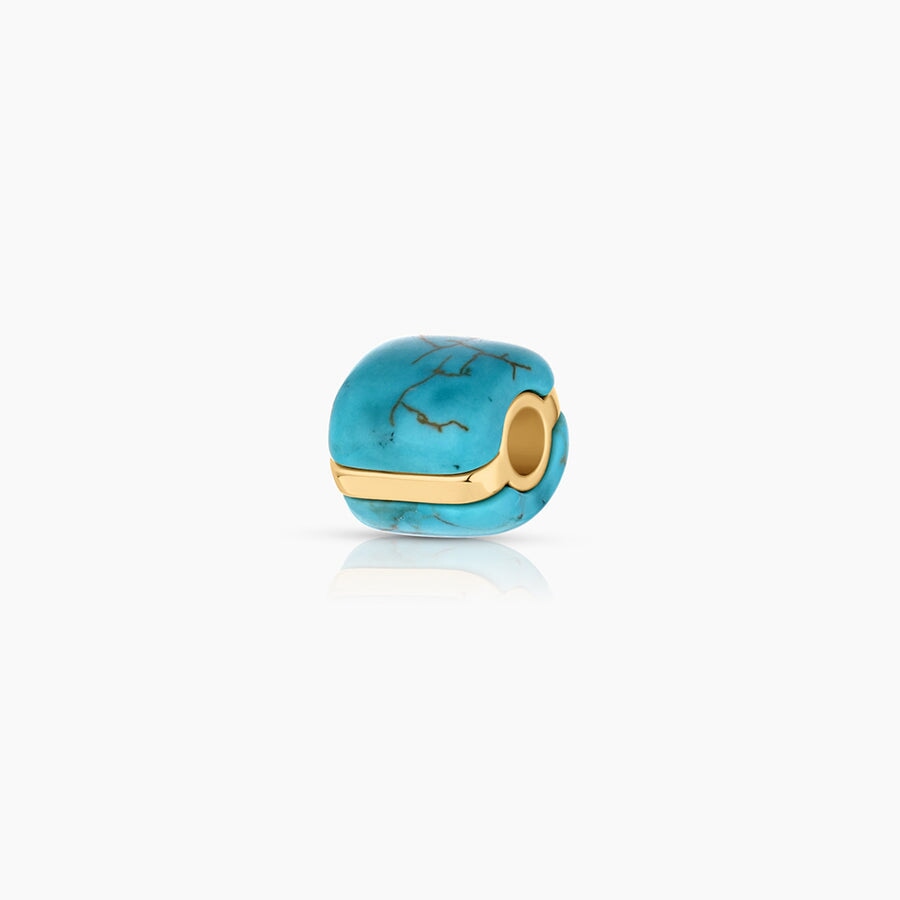Celine Bead Charm Turquoise Necklace Charm Thatch 