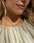Celine Bead Charm Mother of Pearl Necklace Charm Thatch 