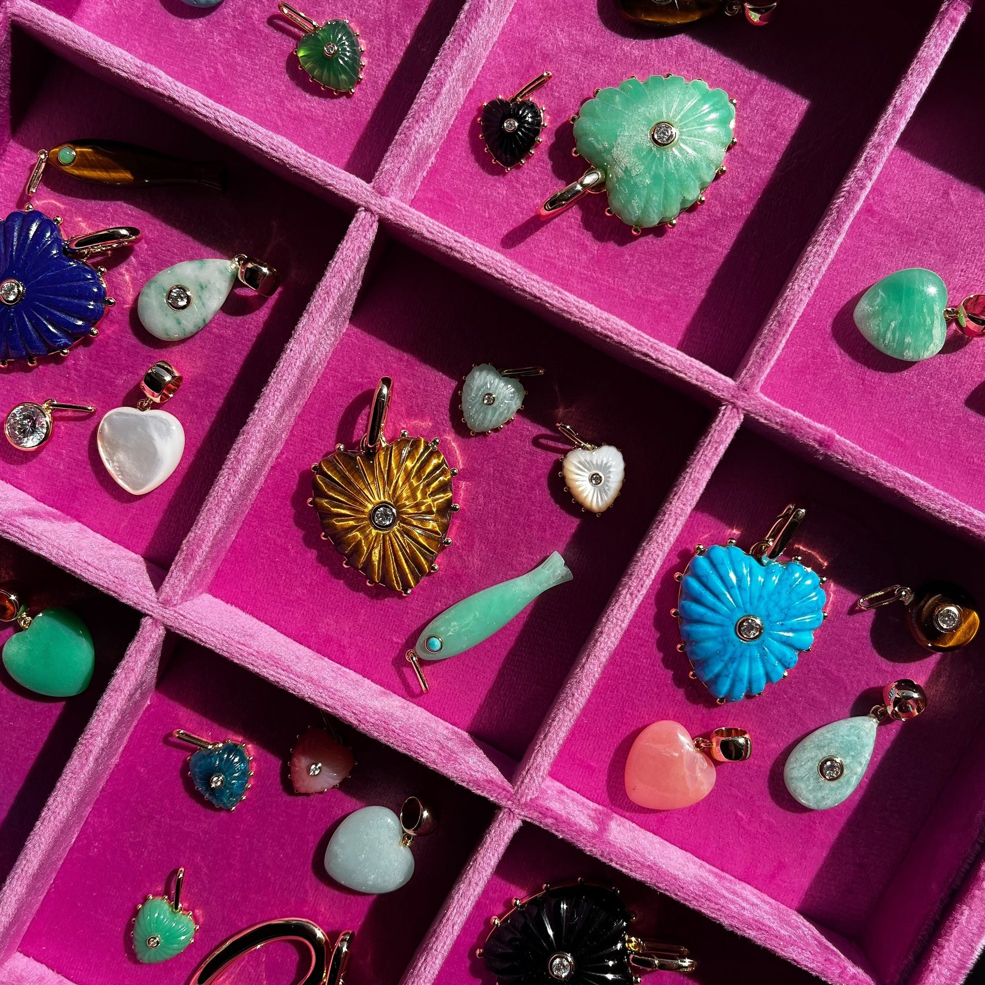 Malene Howlite Clip Charm Necklaces Thatch 