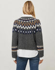 Alina Mixed Media Cardigan Multi Sweater - Cardigans Fifteen Twenty 