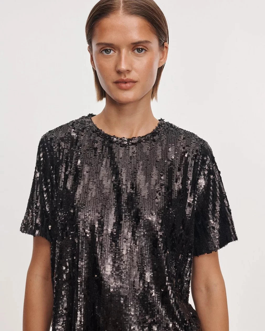 Cher Sequin Shirt Black Tops - Blouses rag &amp; bone 