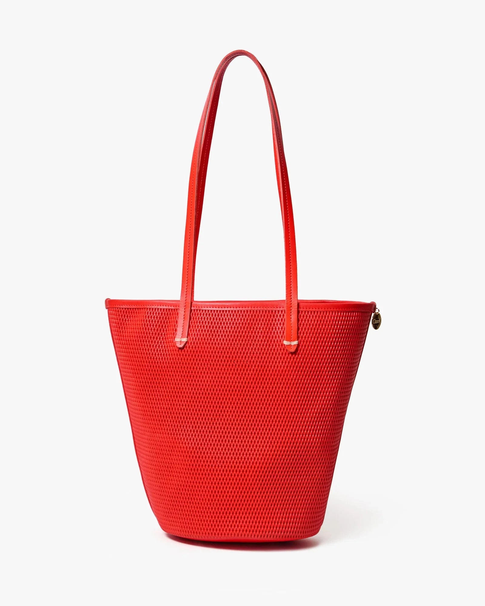 Choupette Diamond Perf Bright Poppy Hobo & Shoulder Clare V. 