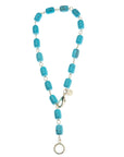 Chunky Turquoise Lariat Necklace Necklaces Jane Win 