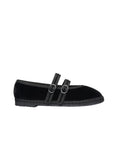 Claire Black Flats - Ballet Flabelus 