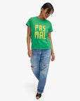 Classic Tee Green W/ Bright Yellow Pas Mal