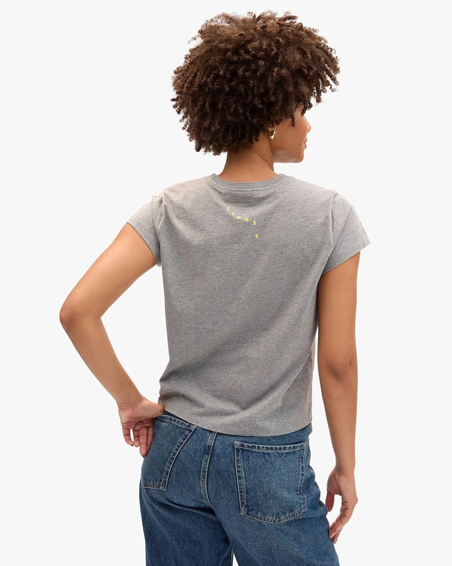 Classic Tee Liberez Les Sardines Grey Melange Tops - Tees Clare V. 