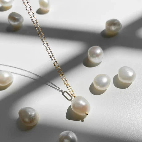 Colette Pearl Charm Necklaces Thatch 
