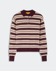 Collegiate Stripe Polo Fig Combo