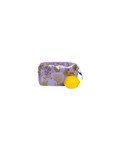 Small Toile Makeup Bag Lavender/Olive