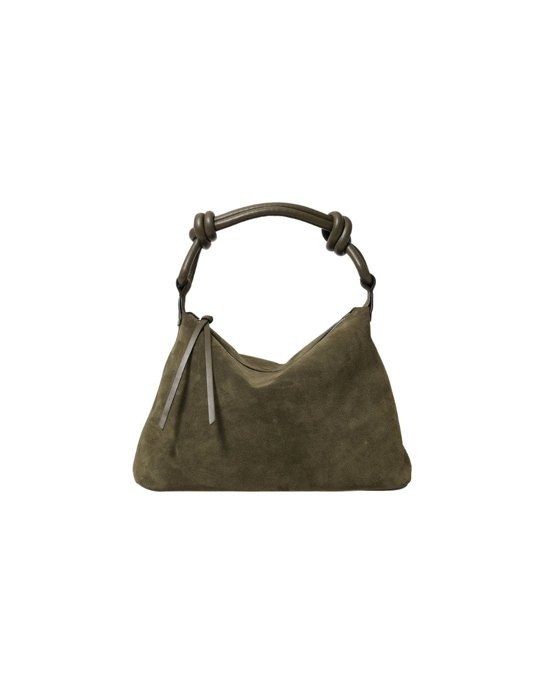 Siena Hobo Bag Olive Suede Hobo & Shoulder Rails 