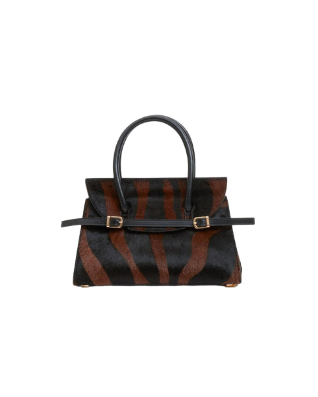 River Calf Hair Top Handle Bag Zebra Tote &amp; Satchel Simkhai 