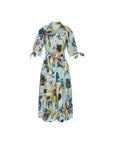 Caro Midi Dress Marais Bloom Blue Dresses - Midi Cara Cara 