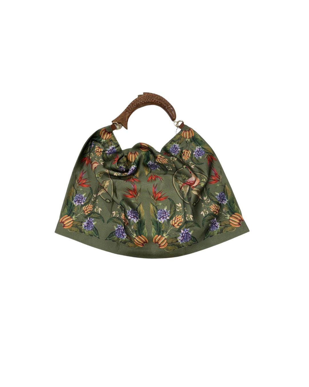 Tropical Satin Scarf Mini Bag Hobo & Shoulder Farm Rio 