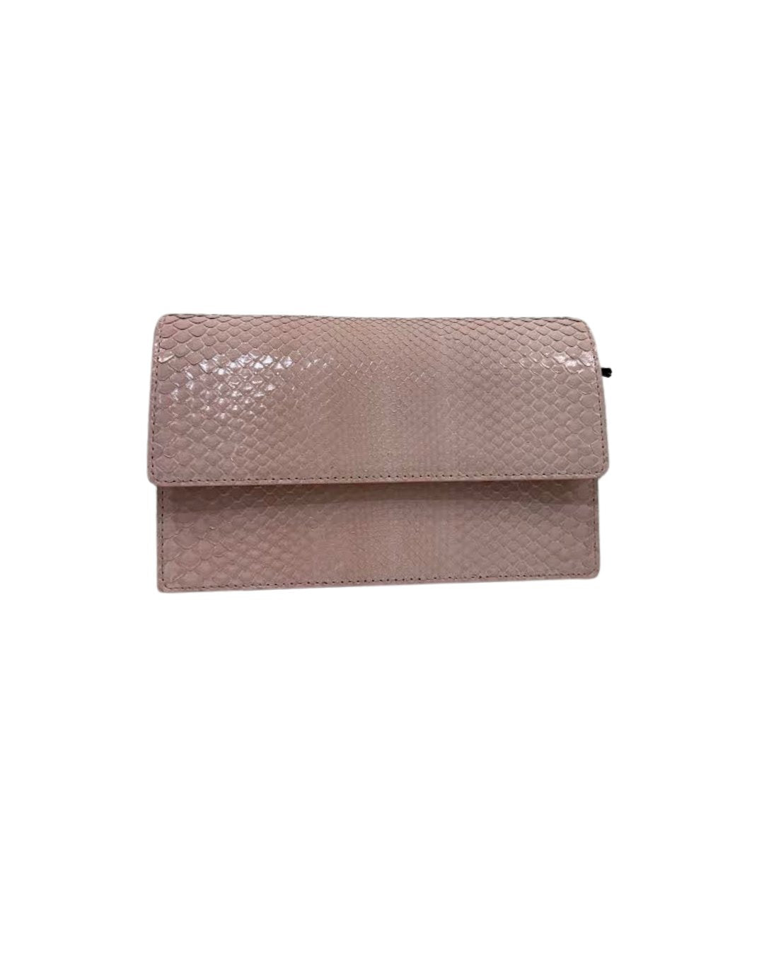 Python Diana Clutch Pastel Pink Clutch W.Kleinberg 