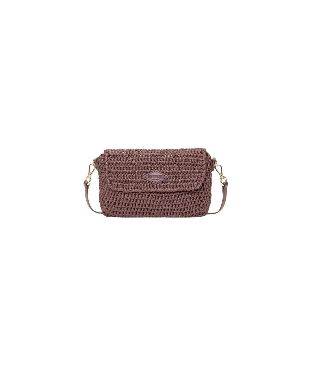 Crochet Convertible Crossbody Brown Crochet Crossbody MZ Wallace 