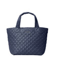 Small Metro Tote Deluxe Navy Tote & Satchel MZ Wallace 
