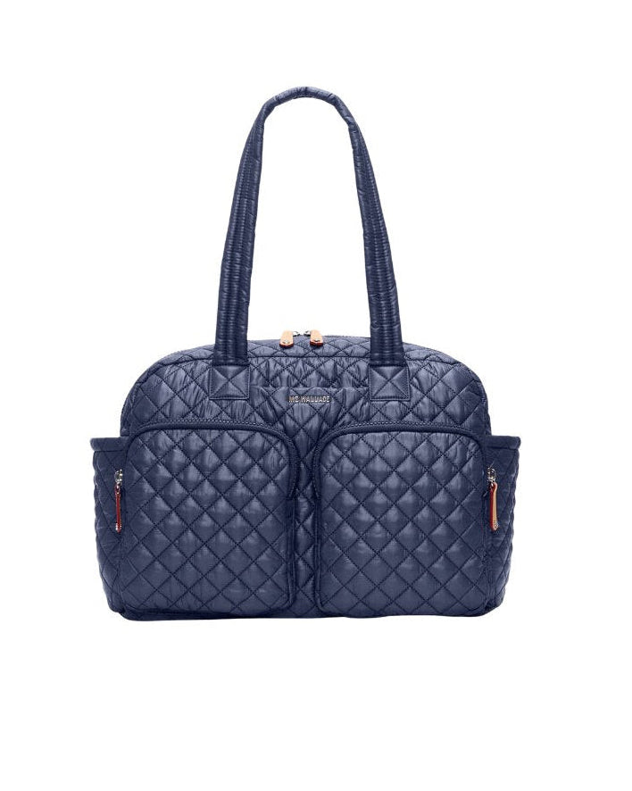Nik Navy Tote & Satchel MZ Wallace 