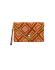 Raffia Alicia Clutch Pink Clutch Claris Virot 