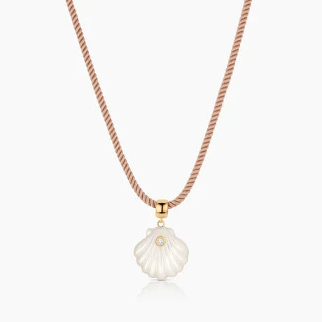 Coquille Mother of Pearl Shell Bail Charm Jewelry Thatch 