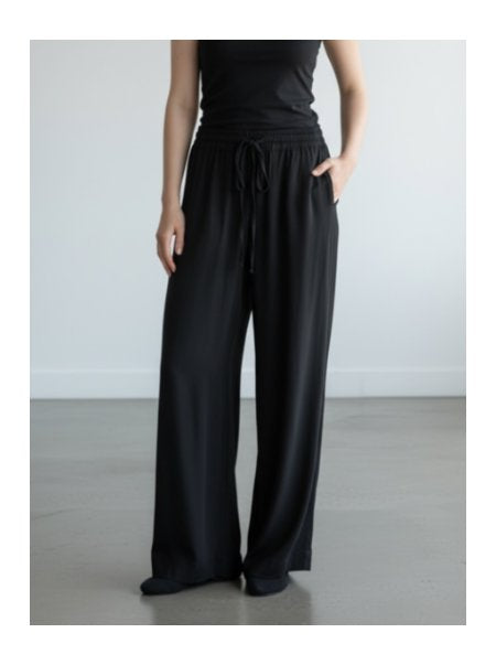 Cora Drawstring Pants Black Pants - Sweatpants Fifteen Twenty 