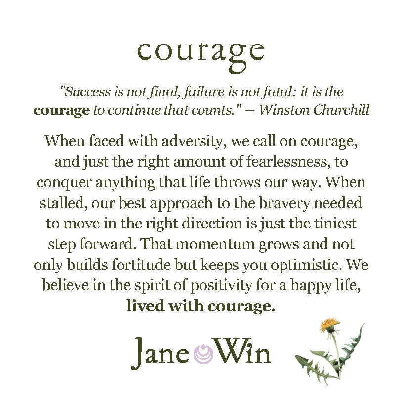 Courage Petite Embellished Coin 16-18&quot; Satellite Chain Necklaces Jane Win 