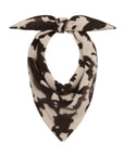 Grizzly Cowhide Wild Rag Oatmeal/Burnt Cocoa