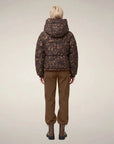 Rhiannon Dark Brown Leopard Outerwear - Longsleeve Save The Duck 