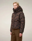 Rhiannon Dark Brown Leopard Outerwear - Longsleeve Save The Duck 