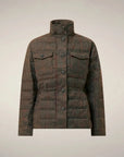 Women's Puffer Jacket Lottie Autumn Pied De Poule Outerwear - Longsleeve Save The Duck 
