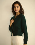 Darcy Cardigan Scarab Sweater - Cardigans Doen 