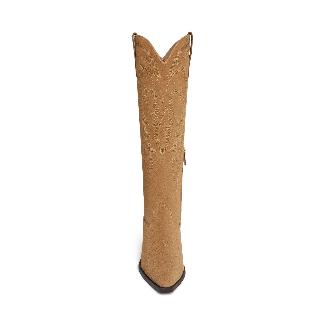 Delilah Natural Suede Knee High Boots Silent D 