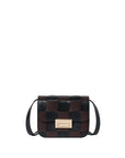Desi Black Woven Leather Crossbody Black/Espresso Crossbody Loeffler Randall 