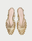 Devon Lattice Slingback Sandal Gold